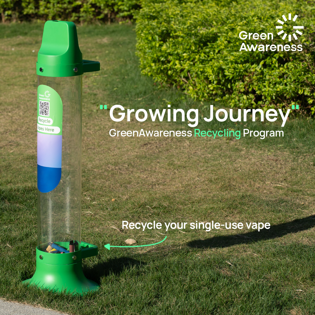 Join our "Growing Journey" towards a greener world!
GAW's new recycling initiative, focuses on single-use vape recycling. Let's make a positive impact by responsibly disposing of these items.
#Greenawareness #GrowingJourney #Recycle #Sustainability #GAW