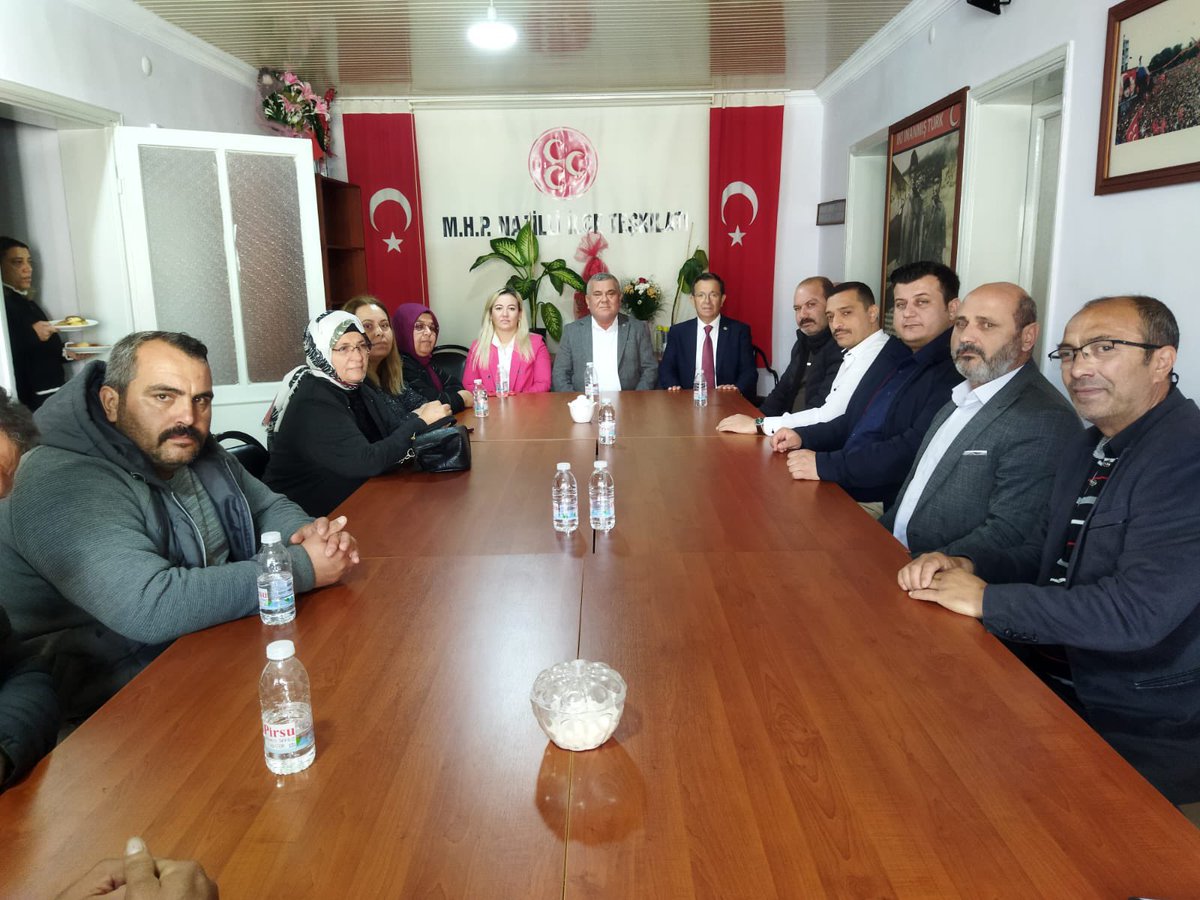 Cumhur İttifakı ortağımız Milliyetçi Hareket Partisi Nazilli İlçe Teşkilatını ziyaret ettik. İlçe Başkanımız Sn. Hasan Eren ve Yönetimine nazik misafirperverliği için teşekkür ediyorum.