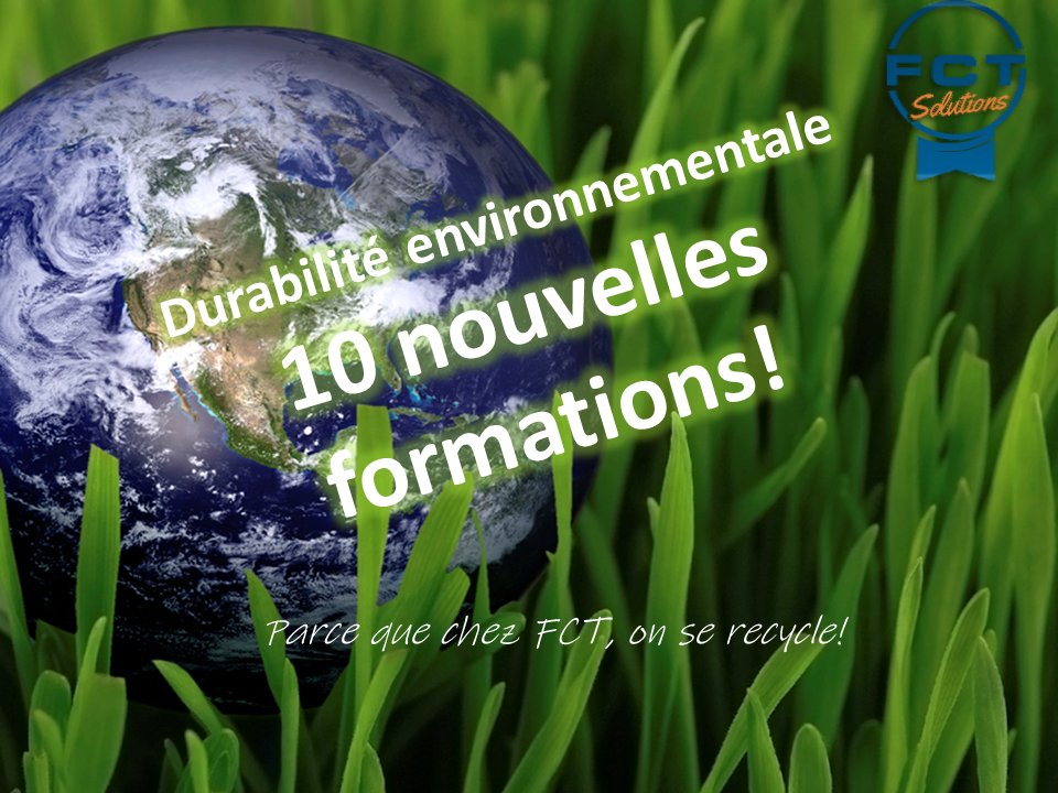 FctSolutionsFR's tweet photo. Rejoignez FCT pour apprendre à construire un avenir durable. Nos 10 nouvelles formations vous attendent !
 
#fctsolutions #formation #nouvelleformation #consomation #entreprise #durabilitéenvironnementale #avenirdurable #empreintecarbone #recycler #iso26000 #iso14001 #iso50001 https://t.co/XifZz0mGej