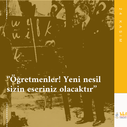 HKFTradeFairs's tweet photo. ‘’Emekleriyle yaşamımıza anlam katan tüm öğretmenlerimizin Öğretmenler Günü kutlu olsun.’’
#HkfFuarcılık #24Kasım #ÖğretmenlerGünü https://t.co/L6R5FUabaj