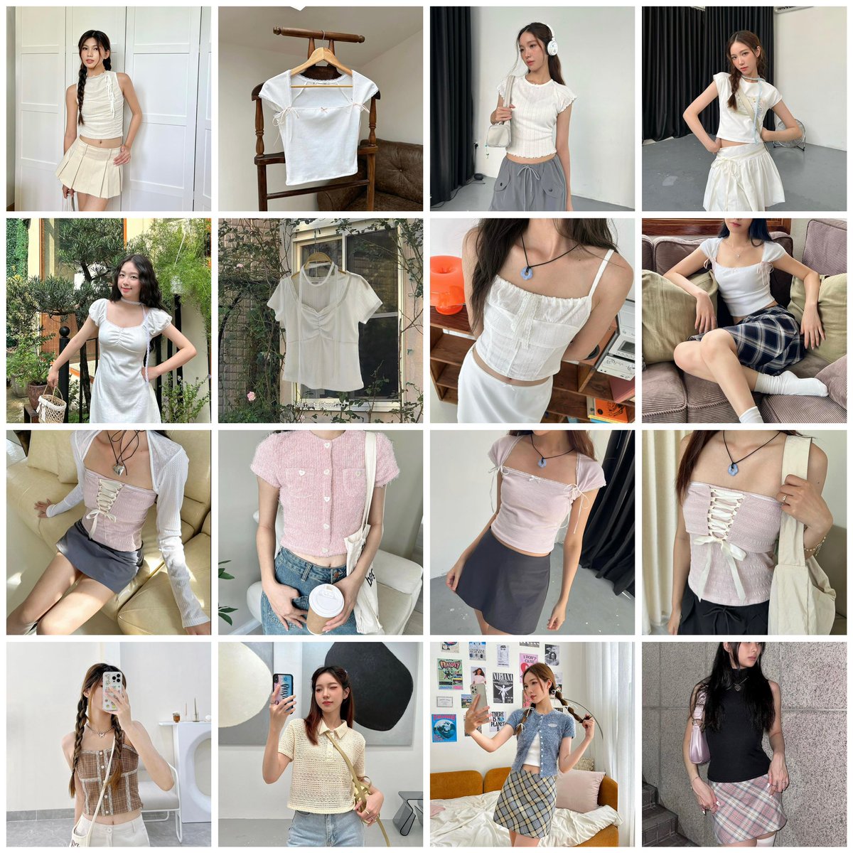 gelatoneii's tweet photo. Janet studio เป็นแบรนด์เสื้อผ้าเวียดนามที่น่ารักมู้กก สามารถใส่ในชีวิตประจำวันได้จริง แถมราคาน่ารักสุบๆไปเรยย🥹✨🎀 https://t.co/xjanWb9ITM