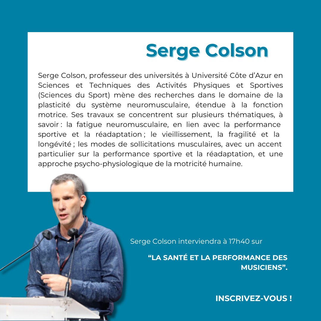 eur_healthy's tweet photo. [Conférence "Musicien : un métier à haut risque ?"]
💬 THÉMATIQUES &amp; INTERVENANTS
Découvrez les sujets abordés et les intervenants🎻
📌SAVE THE DATE : 07/12/23 à 17h Campus SAJ
Inscriptions👉https://t.co/2WuMHWQOzt
#Musiciens #Santé #Conférence
#LAPCOS
@Univ_CotedAzur
@lamhessUCA https://t.co/fO8lg4UZX7