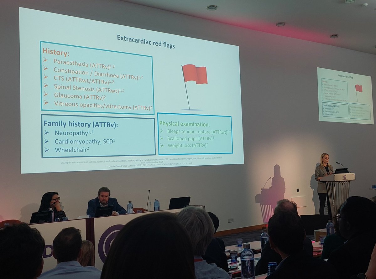 <a href="/MariannaFonta11/">Marianna Fontana</a> took us to an enlightening trip from diagnosis to treatment and novel therapies in Cardiac amyloidosis <a href="/AiccUk/">AICC</a>  #AICC2023
