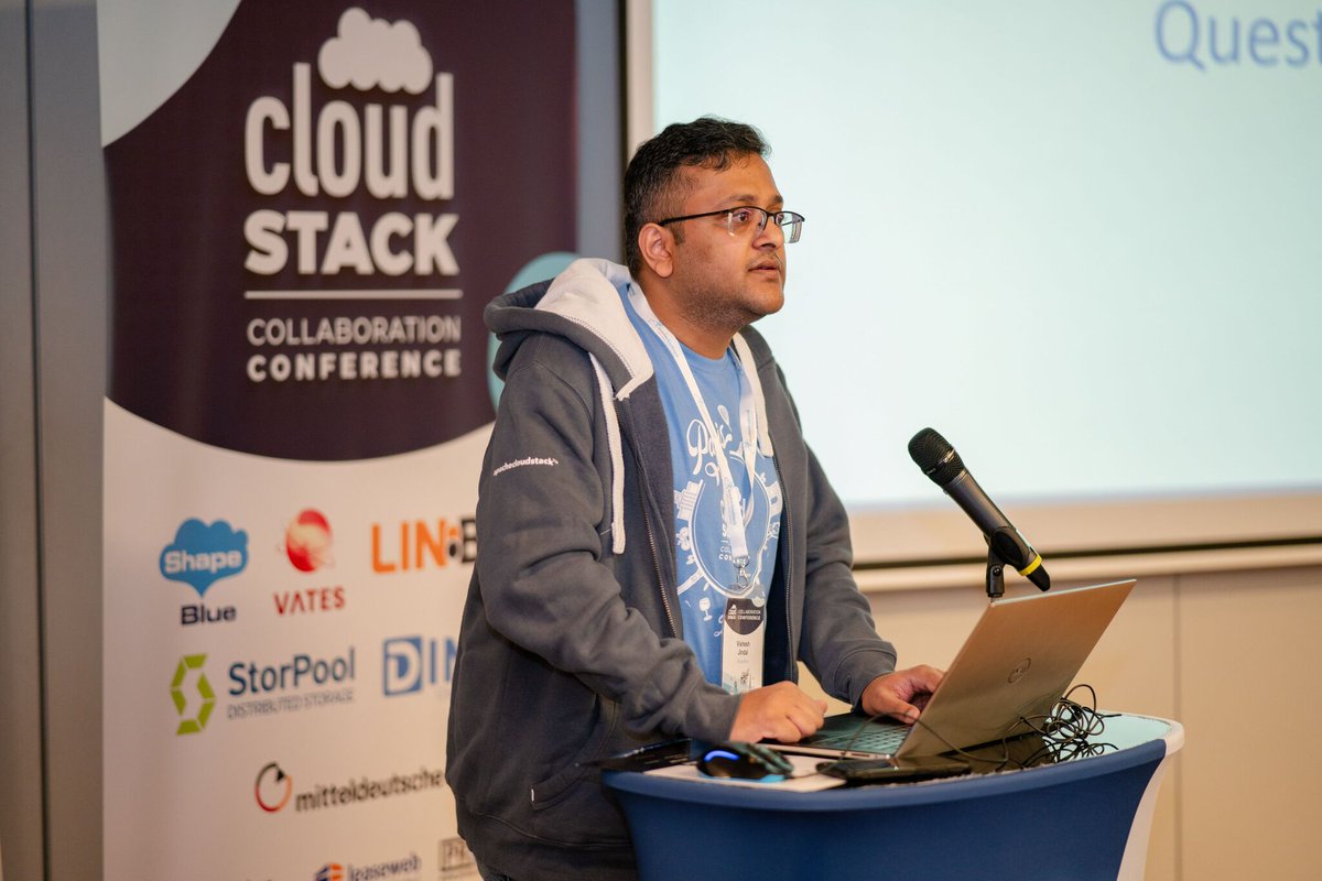 Software Engineer at ShapeBlue, <a href="/visheshj92/">Vishesh Jindal</a> presenting 'Hypervisor agnostic DRS in CloudStack' at #CSCollab2023. 

Join us and watch the conference live - bit.ly/3QUOJjQ