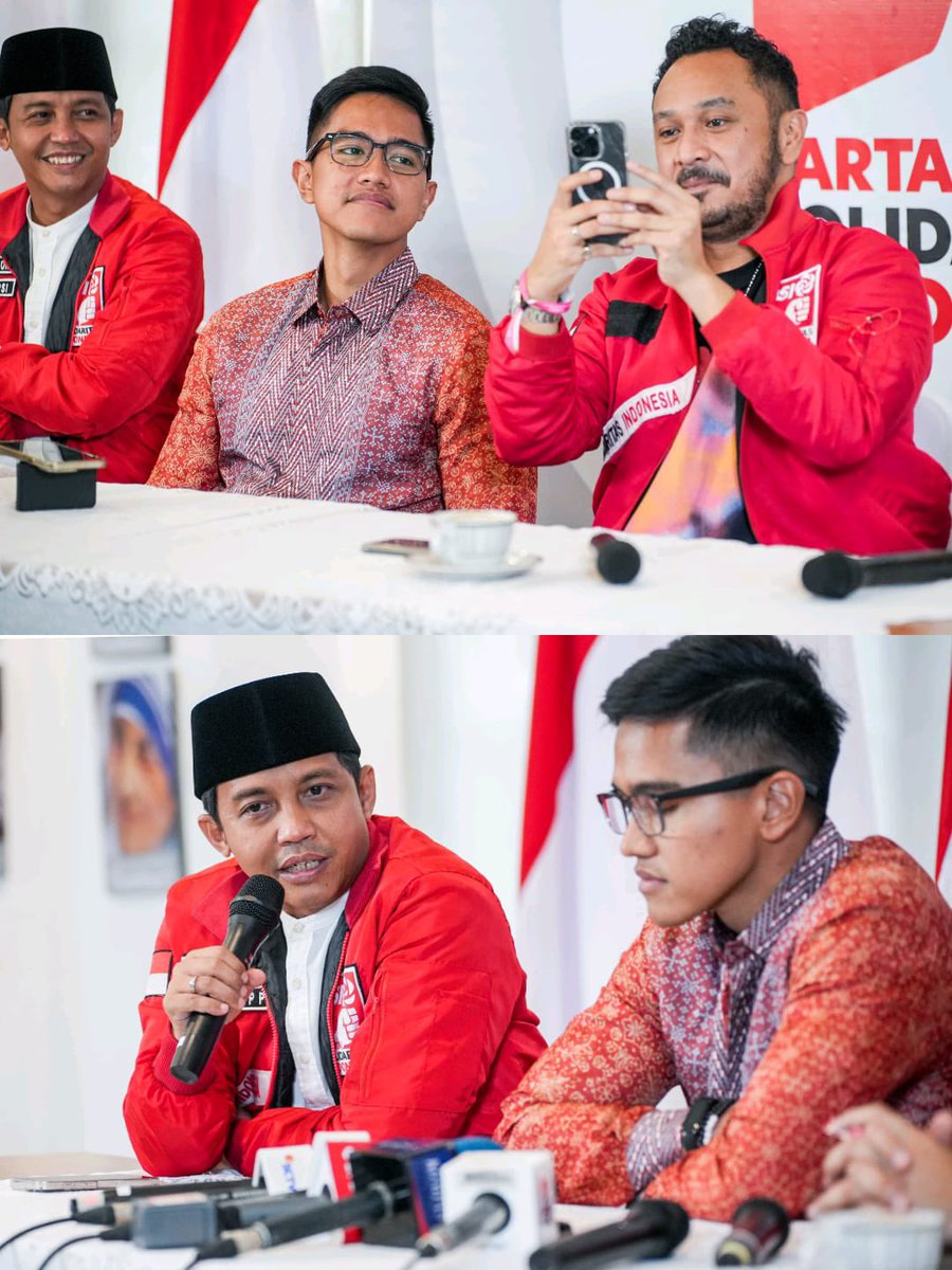 psi_id's tweet photo. Kick Off Pemenangan Pemilu! Asiik..Pemilu semakin dekat, masa kampanye segera dimulai 🔥 

Mas Ketum Kaesang Pangarep mengimbau seluruh caleg PSI memasang baliho dan melakukan canvassing✍️

Sebentar lagi.. kita akan bertarung gagasan🌹😎 memasuki masa kampanye, PSI siap berikan gagasan terbaik untuk bangsa!

Selain itu, Mas Kaesang juga mengatakan, "....juga memberikan target ke mereka, supaya PSI bisa masuk ke parlemen di pemilu 2024 dan bisa mendapatkan fraksi di DPR, DRPD Provinsi, Kabupaten dan Kota." 

Acara ini dihadiri lebih dari 10.000 caleg dan pengurus PSI secara daring✊ 

Optimis menang banyak! 😍🌹
