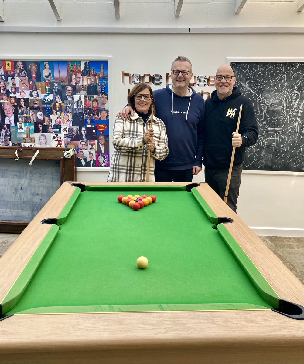 A MASSIVE thank you to this wonderful pair Jenny Wilkinson (my amazing cousin) &amp; Warren for donating a Pool Table to Hope House. They even drove it all the way from Brigdenorth. We are so thankful ❤️❤️<a href="/DioSalisbury/">Diocese of Salisbury</a> @TomCoopey <a href="/nick_radipole/">Nick Clarke</a> @johaine_ @bishsherborne <a href="/bishopsarum/">Stephen Lake</a>