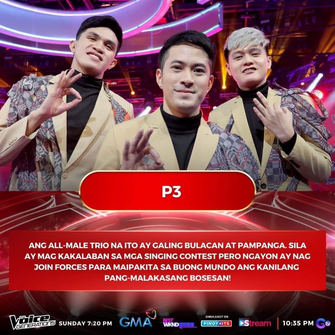 P3Official2023's tweet photo. Muling sasabak ang P3 Official sa mas matinding laban , suportahan po nating muli ang P3 sa paparating na semi finals round! β₯οΈ
Show your support by joining us to our Official Group Fan Page πβ₯οΈ.
https://t.co/pQyTVV6z2G
#P3 #P3AllTheWay #TEAMBILIB #TheVoiceGenerationsPh https://t.co/kVilqtskPH