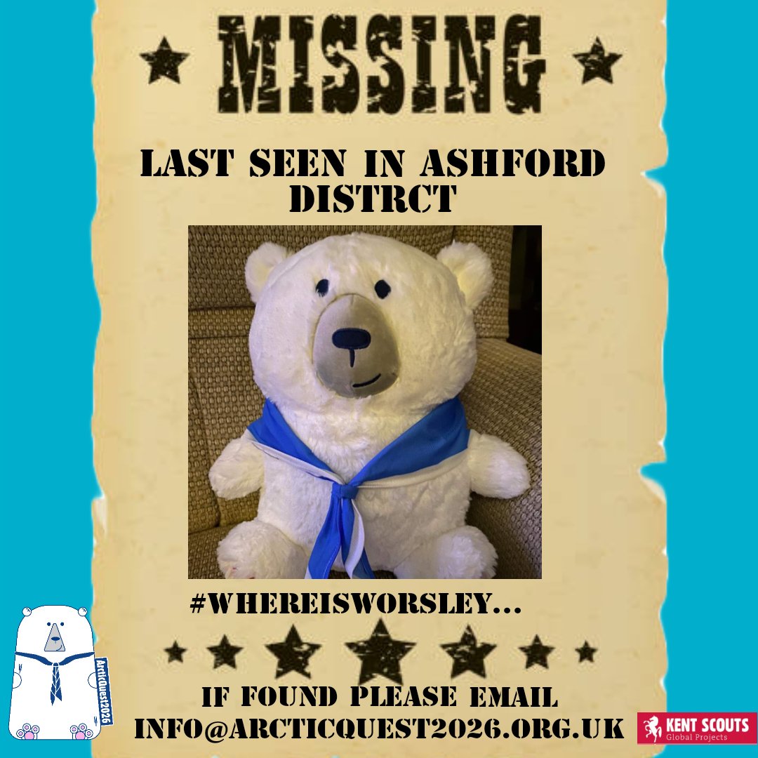 ArcticQuest26's tweet photo. MISSING....Please share.. 

Worsley has seems to have disappeared in the deepest of kent. 

Does anyone know where he is? 

Last seen to be given to Ashford distrct

If you know where he is please email info@arcticquest2026.org.uk so we can get him back please. https://t.co/EA8JGmKTgW