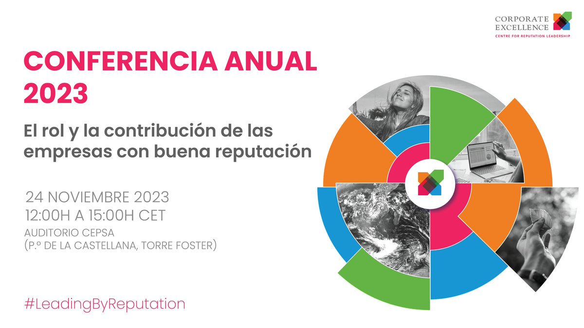 ▶️ #EnVivo la #ConferenciaAnual de <a href="/CE4reputation/">Corporate Excellence</a>.

Más de 300 profesionales nos acompañan en la sede de <a href="/Cepsa_ES/">María Hernández</a> para conocer la percepción de la sociedad acerca de las compañías. 

¡Te esperamos! 👇corporateexcellence.org/en_directo
