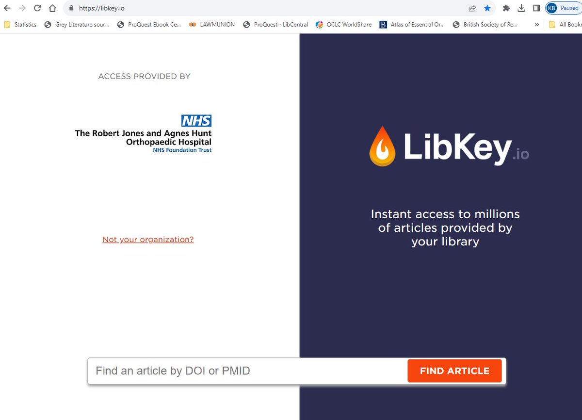 Library & Knowledge Service at RJAH tweet media