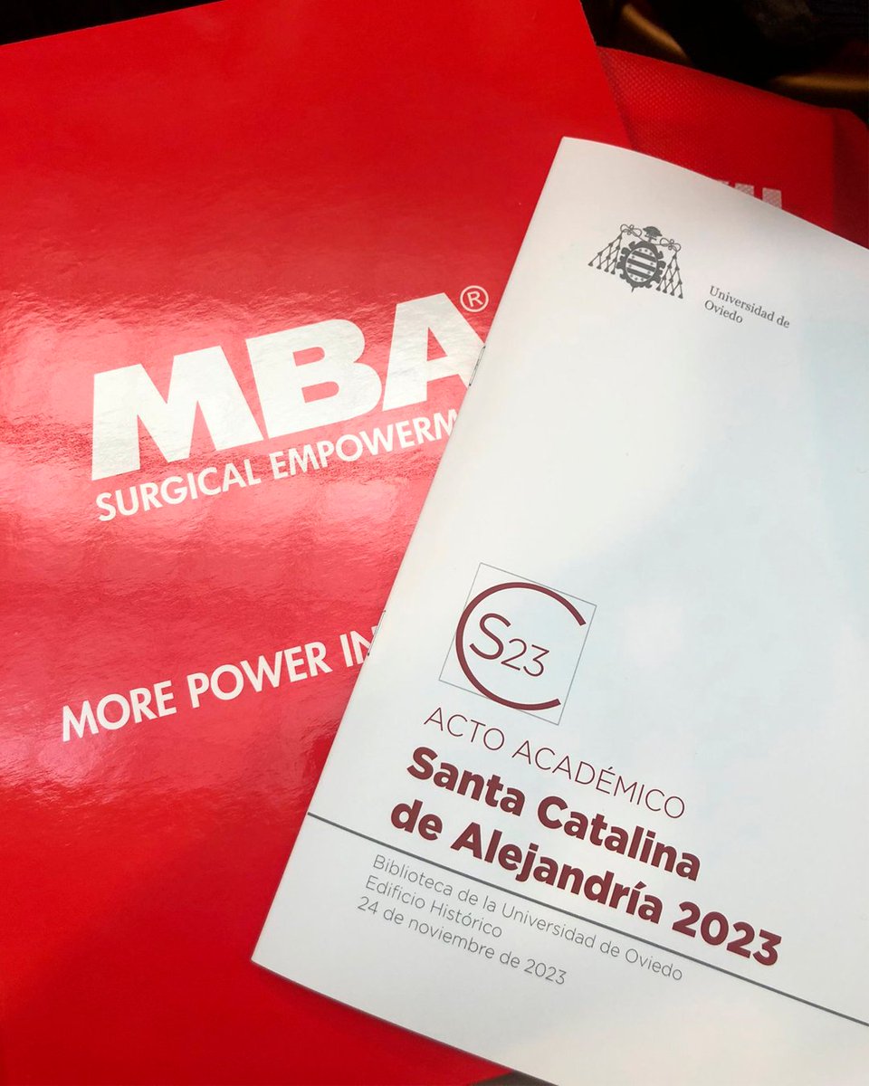 Todo listo en <a href="/uniovi_info/">Universidad Oviedo</a> para el acto institucional de Santa Catalina de Alejandría en el que tenemos el honor de participar con la entrega del Premio Fin de Grado en Medicina. Mejor Expediente en la Asignatura Patología del Aparato Locomotor y Reumatología,  patrocinado por la