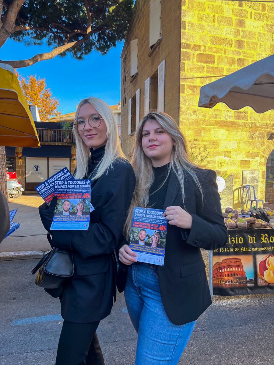 rnj_var's tweet photo. ☀️ Nos militants RNJ étaient présents sur le marché #lessablettes , quartier de la #Seynessurmer ,aux côtés de nos conseillers municipaux de la commune pour un tractage
👉🏻 La politique locale est aussi un point central, à ne jamais négliger et nos conseillers ne l’oublient pas https://t.co/jmUhDkt9rG