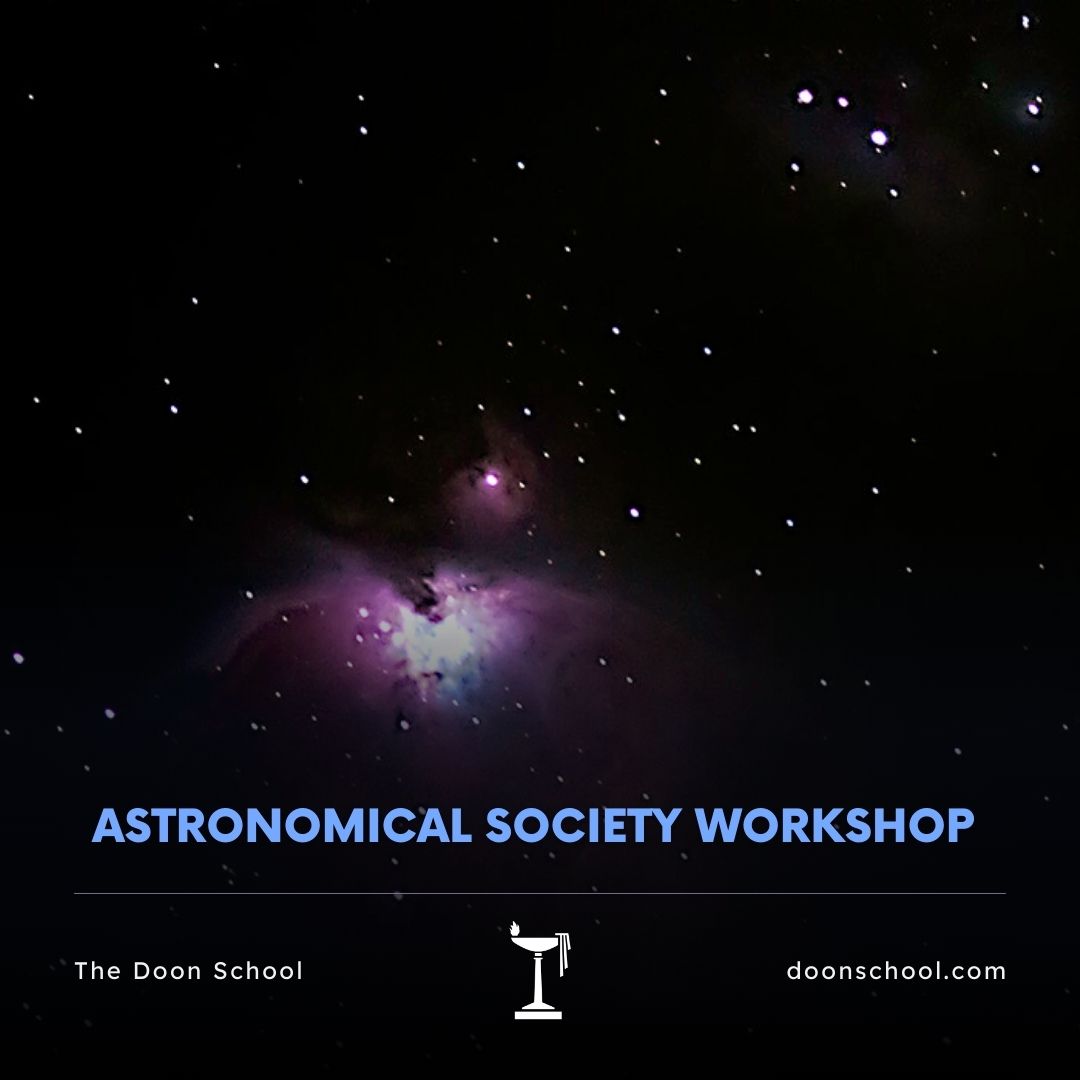 The_Doon_School's tweet photo. Unveiling the cosmos at the Astronomical Society's #StargazingWorkshop in Dhanaulti! Students mastered astral photography, capturing Orion Nebula, Capella, and more with Sky-Watcher EvoStar 80 APO.
Certified stargazers now! #Astrophotography #CelestialExploration https://t.co/wqlVNiaiLg