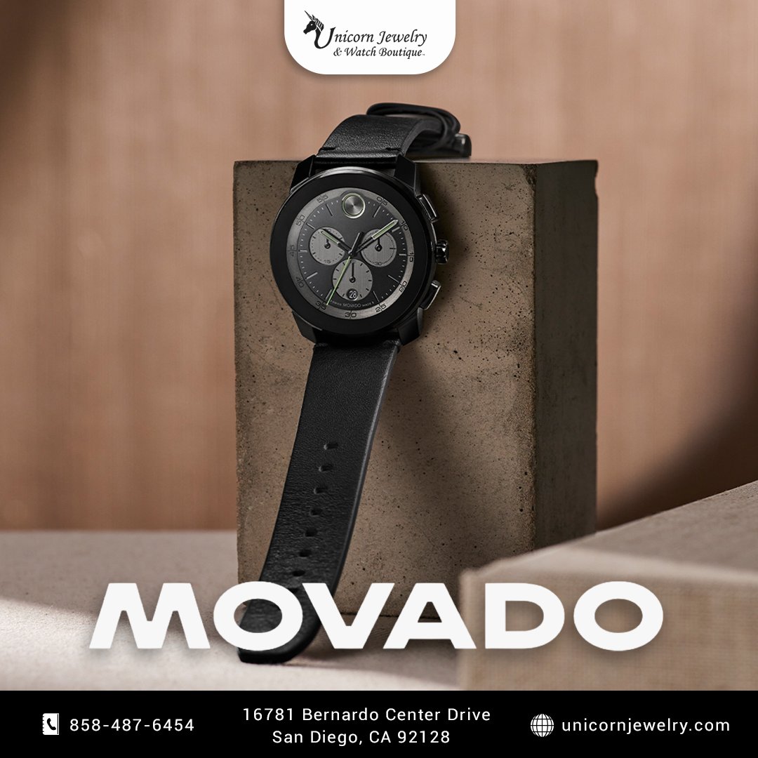 Movado timepieces blend iconic designs with modern esthetics. Experience the art of time at Movado.

#UnicornJewelers #MovadoWatches #TimelessElegance #IconicDesigns #ModernAesthetics #ArtOfTime #LuxuryTimepieces #WatchLovers #ElegantStyle #TimekeepingArtistry