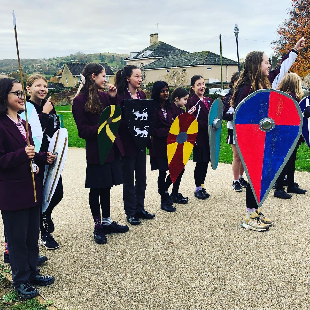 Y7 students have been re-enacting the #battleof1066 today in their History lesson! Love the homemade shields and weapons!🛡 

#spiritoffun #ks3history #everythingispossible