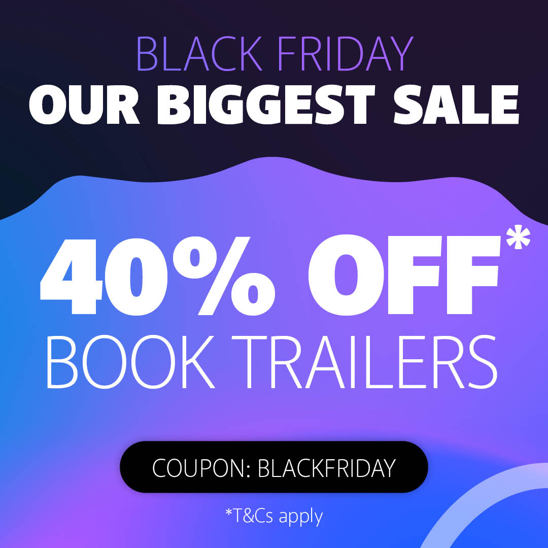 BuzBooks's tweet photo. We’re launching our BIGGEST sale with 40% off book trailers today!

Looking for a dynamic way to promote your book? We can help make this happen for you! 📹 Get in touch here: https://t.co/nVQ51Fj9hk

T&amp;C’s apply!

#BlackFriday #BookTrailer #BookCover #SelfPublished https://t.co/LVo4ddspqn