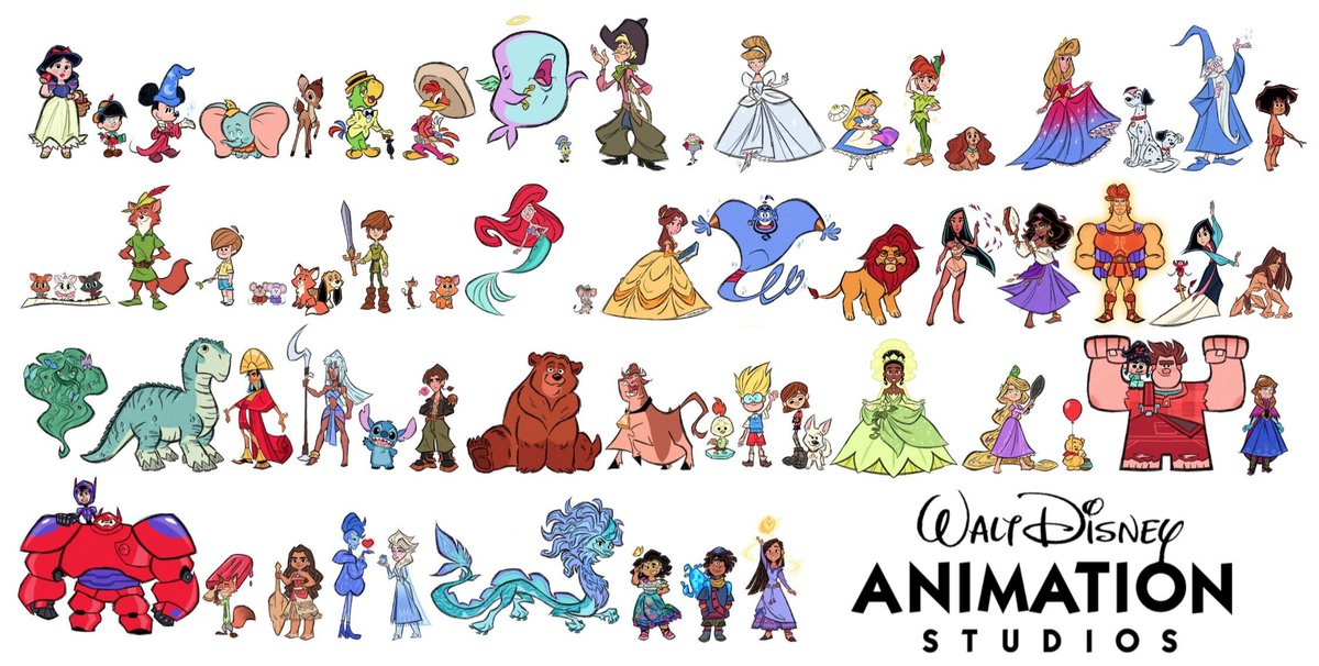Walt Disney Animation Studios 62th Anniversary (1937-2024) #Disney