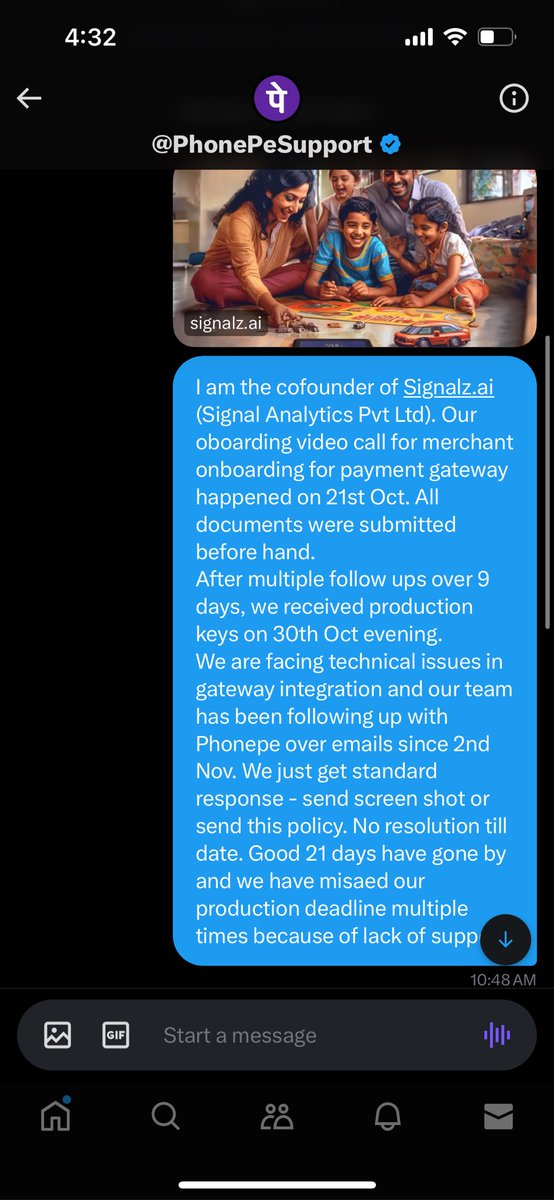 samjoy10's tweet photo. @PhonePeSupport Doing your job for you. https://t.co/wcVMjr2VNx