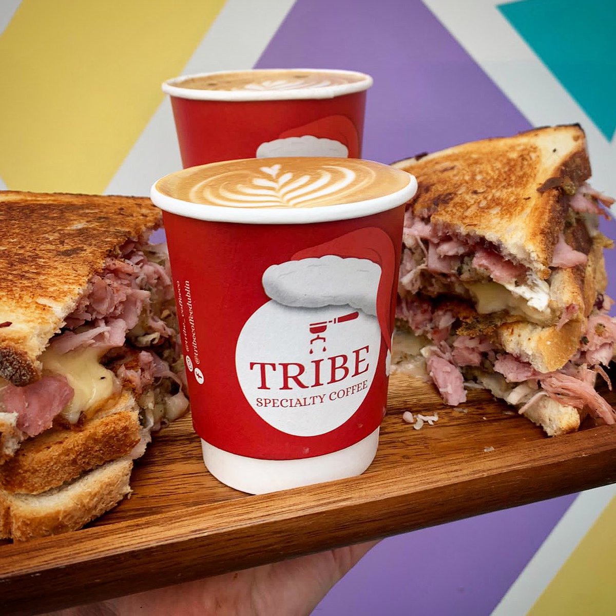 The Tribe Christmas Toastie is a feast 🤩

 Now available in both locations 🥪🥪🥪