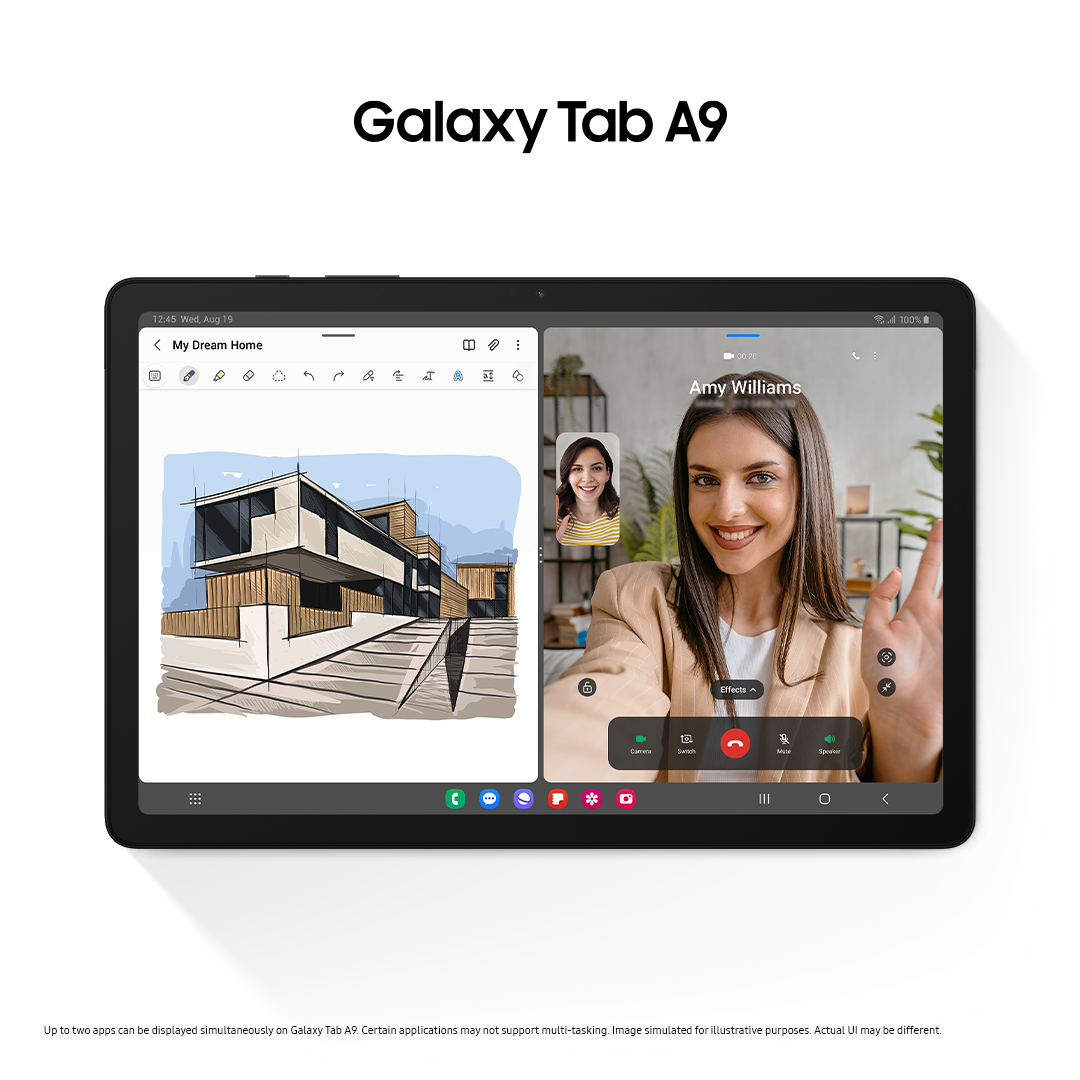 Boost your productivity with #GalaxyTabA9. Open up to two apps all on one screen and get things done more efficiently.

#Samsung