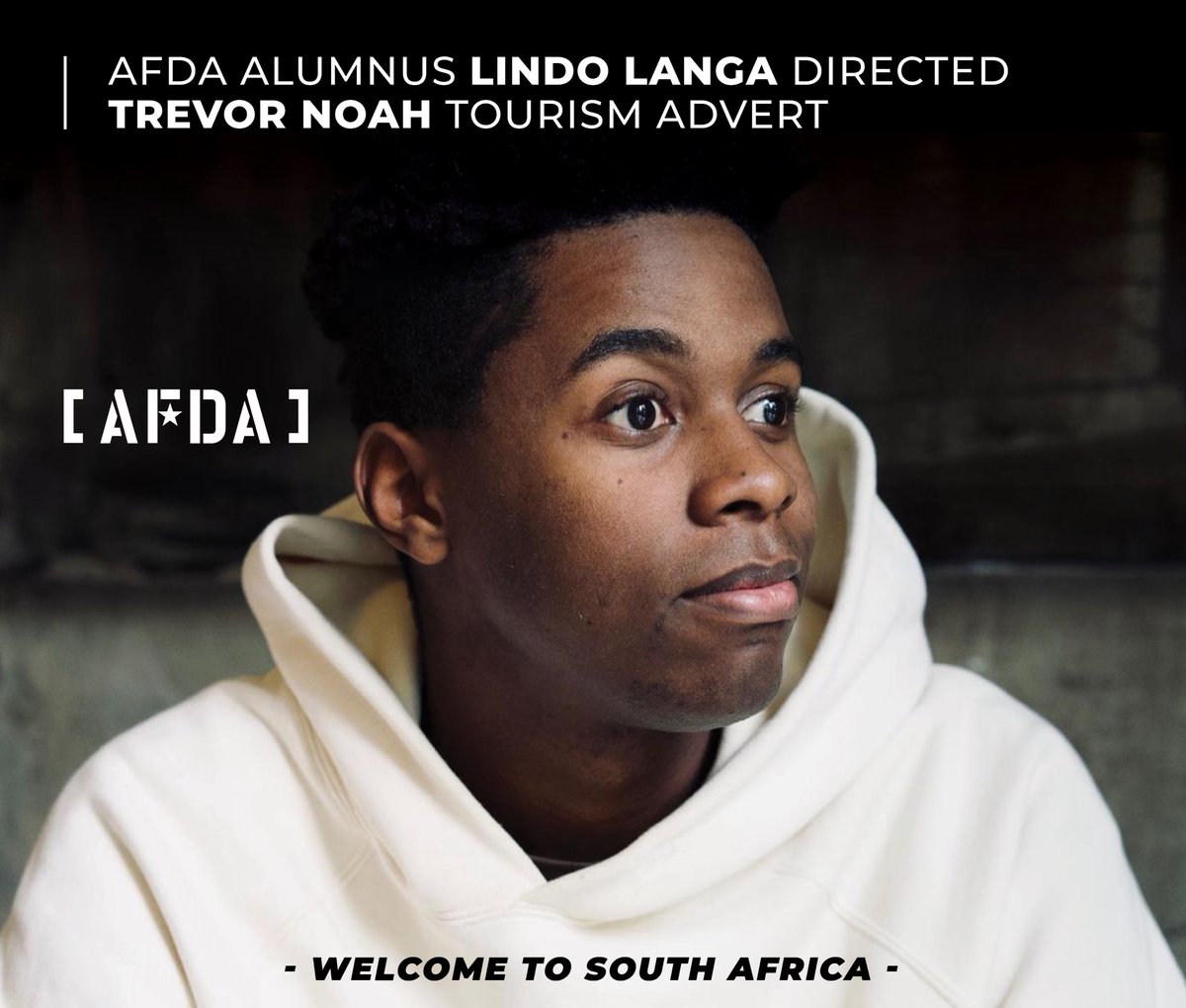 afda_co_za's tweet photo. 🎬AFDA alumnus Lindo Langa directed Trevor Noah Tourism Advert - Welcome to South Africa 🇿🇦
Full article: https://t.co/7JwvZHF8mX
➡️Watch the video here: https://t.co/mZTj1YYK0q
#AFDA #AFDAalumni #AFDAforEveryone #IloveAFDA #FamousforLife #TrevorNoah #Tourism #SouthAfrica https://t.co/kx8VVLH2ro