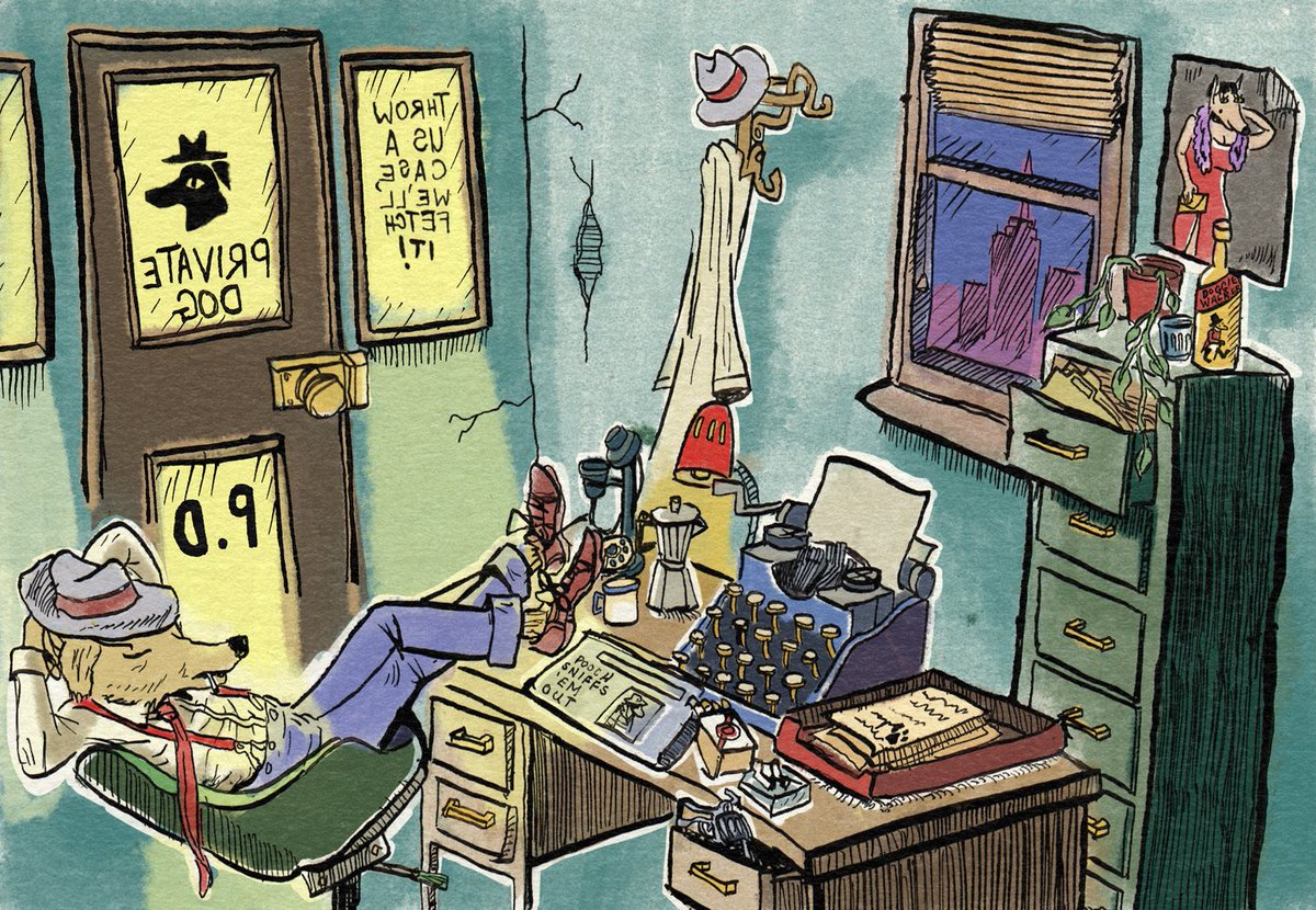 Happy #NationalIllustrationDay I thought I'd share this one from a few years ago! I feel like this was a stylistic breakthrough for me and I loved the word-building in this one! 

@qbcentre