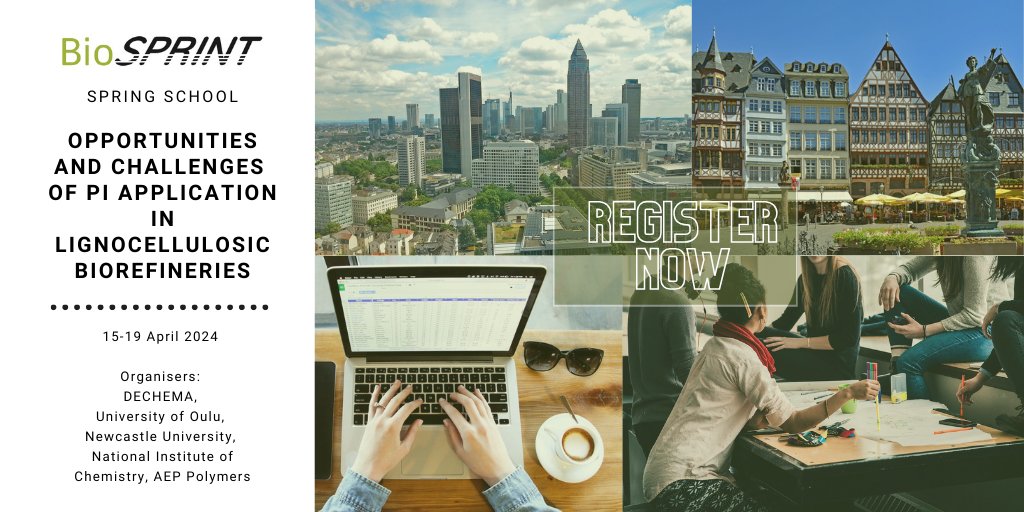 CBE_JU's tweet image. Attention PhD &amp;amp; graduate students in chemical #engineering and #biomass valorisation! The CBE JU-funded #BioSPRINT project invites you to a 5-day-long Spring School in Frankfurt, Germany.

🗓️Register now:

biosprint-project.eu/biosprint-spri…