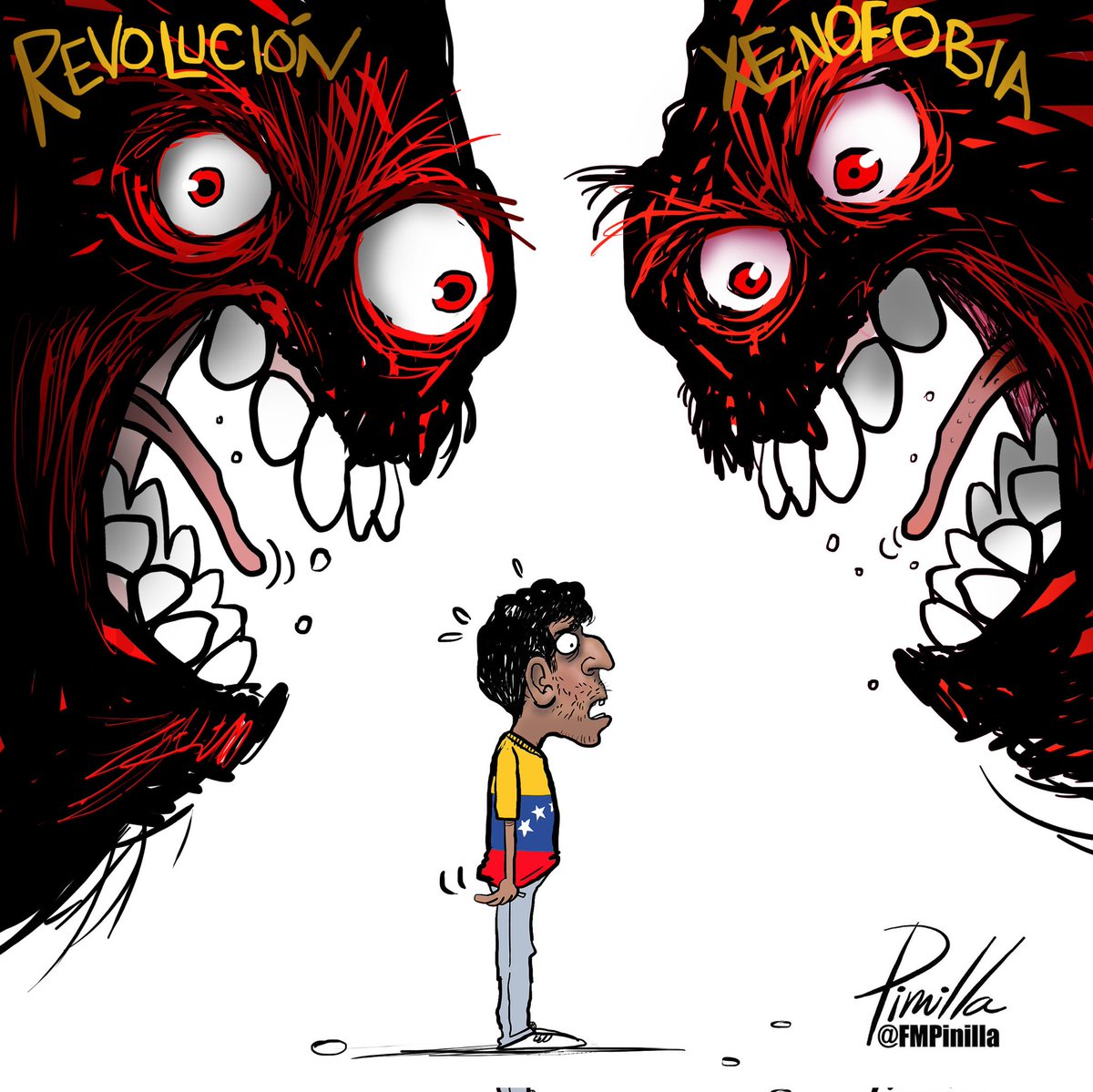 El drama venezolano...
•
#dibujolibre para <a href="/dlasamericas_/">Diario Las Américas</a>
•
#caricatura #Cartoon #usa #eeuu🇺🇸 #EEUU #venezuela #venezolanos #politicalcartoon
