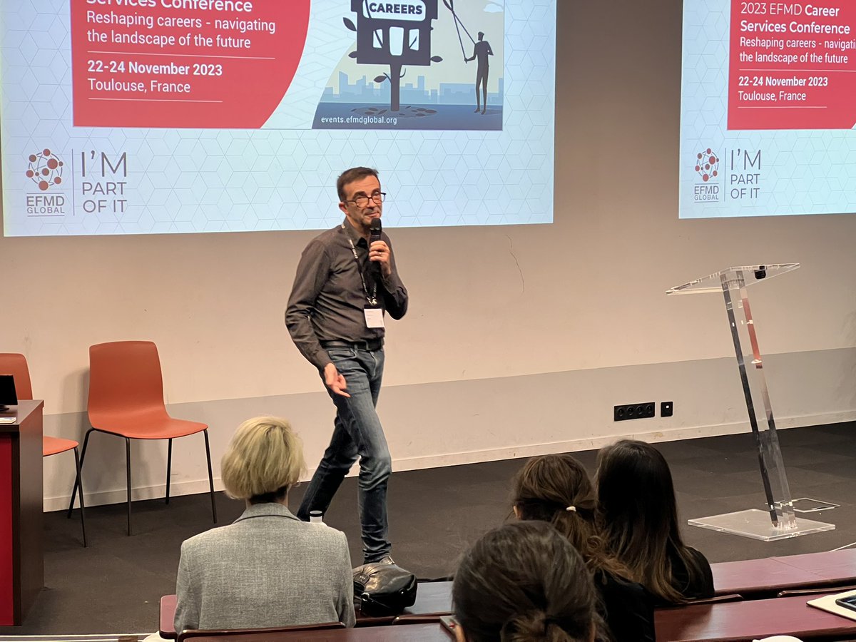 <a href="/ElodieGentina/">Elodie Gentina</a> <a href="/IESEG/">IÉSEG</a> <a href="/BathSofM/">University of Bath School of Management</a> <a href="/mmoragianis/">Maria Moragianis</a> <a href="/uoebusiness/">University of Edinburgh Business School</a> <a href="/sgSMU/">Singapore Management University</a> <a href="/EFMDNews/">EFMD News</a> <a href="/kevinDAcarillo/">Kevin Carillo</a> <a href="/guilain_p/">Guilain Praseuth</a> <a href="/SopraSteria_fr/">Sopra Steria France</a> <a href="/corteva/">Corteva Agriscience</a> <a href="/Conti_Press/">Continental Press Office</a> <a href="/SandraHM_RH/">Sandra Hertz-Moreno</a> <a href="/TBSAlumni/">TBS Alumni</a> A huge thank you to everyone for coming to TBS Education to exchange, share and challenge practices around the theme of employability for students around the world. The EFMD career services conference looks forward to seeing you next year at <a href="/UniofBath/">University of Bath</a> !