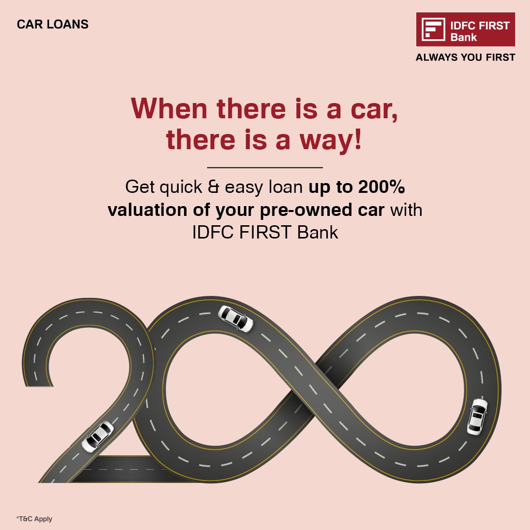 Your car is more than just a car Shift into a smoother gear with IDFC FIRST Bank instant loan approvals against your car. Apply now https t.co cOtqOPjAI9 IDFCFIRSTBank AlwaysYouFirst CarLoan https t.co jJG8uQJt2Z Your car is more than just a car Shift into a smoother gear with IDFC FIRST Bank instant loan approvals against your car