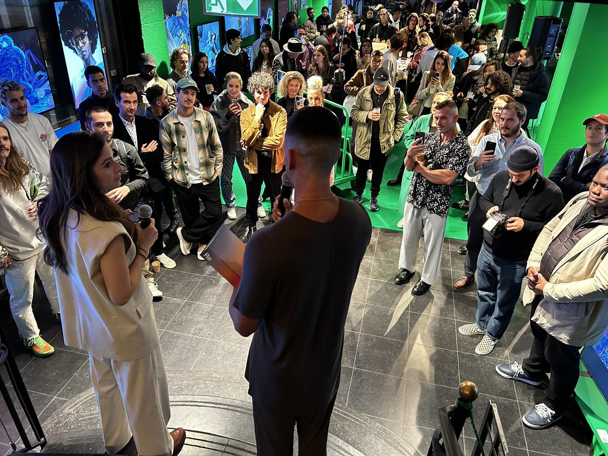 sashastiles's tweet photo. i spy #Repetae at @NFTFactoryParisβ¦ congrats @nwscty on last nightβs book launch! wish i could have been there. https://t.co/qgfmfrwmVZ