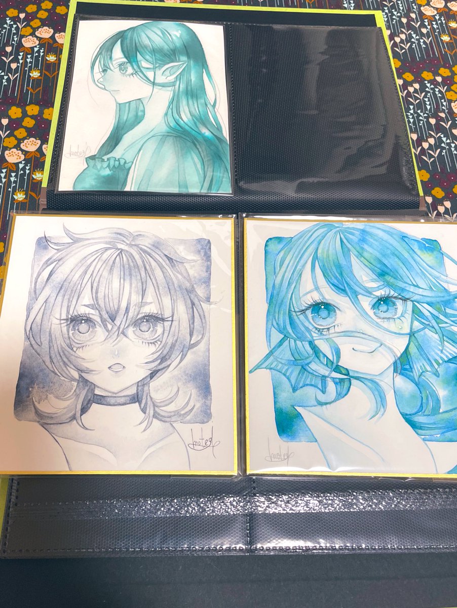 単色原画(ポストカードサイズandミニ色紙)ラインナップです。
増やせたら増やす!
#ぐんコミ 