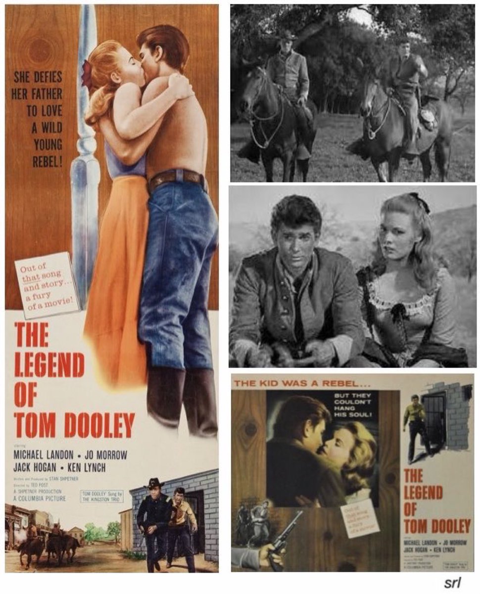 SaveRedlandLibr's tweet photo. 11:30am TODAY on @TalkingPicsTV
The 1959 #Western film🎥 “The Legend of Tom Dooley” directed by #TedPost & written by #StanleyShpetner (the film’s producer)
Inspired by the folk song "Tom Dooley"
🌟#MichaelLandon #JoMorrow #JackHogan #RichardRust #DeePollock https://t.co/vbj1K7nhho