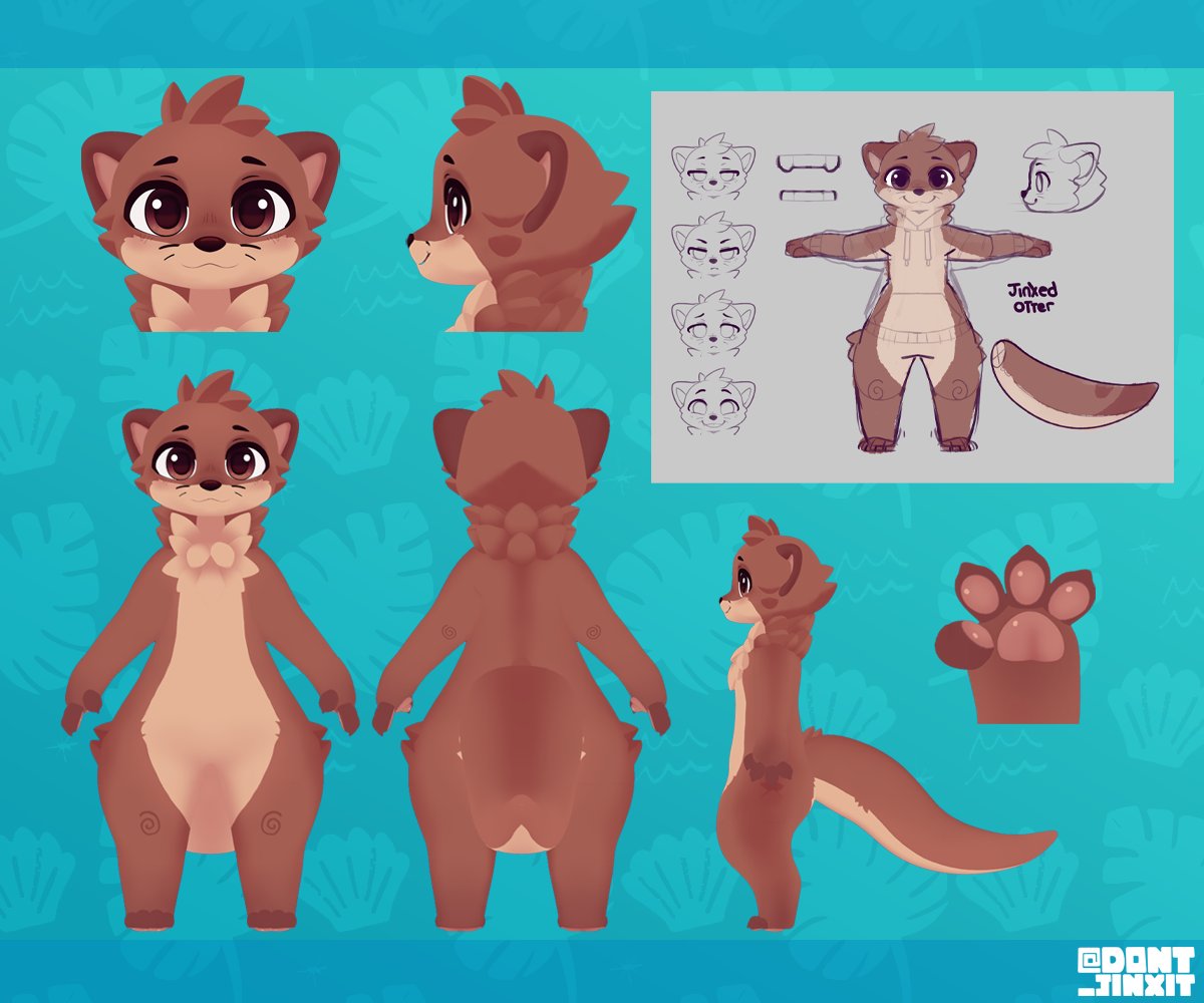 dont_jinxit's tweet photo. Jinxed Otter is now available! :D

This avatar is PC &amp; Quest / Mobile compatible and includes expression gestures and customization toggles :3 https://t.co/RxUQIIClVK