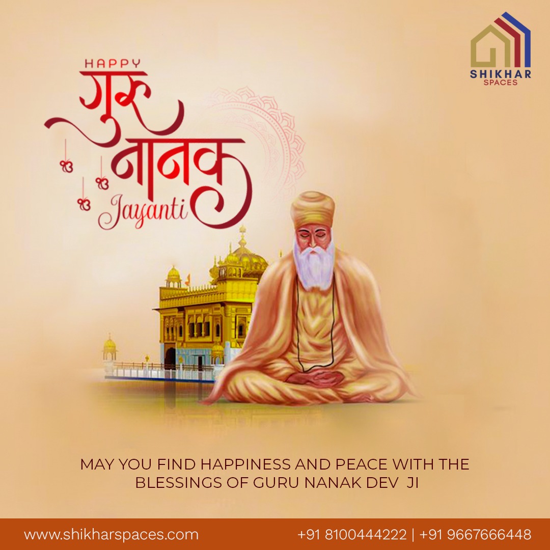 ShikharGroup1's tweet photo. May the divine blessings of Guru Nanak Dev Ji be with you on this auspicious day. Happy Guru Nanakji Jayanti🙏

#gurunanakjayanti #gurunanak #waheguru #gurbani #gurunanakdevji #satnamwaheguru #waheguruji #gurugobindsinghji #guru #gurudwara #goldentemple #gurugranthsahibji https://t.co/iHPotiMLTI