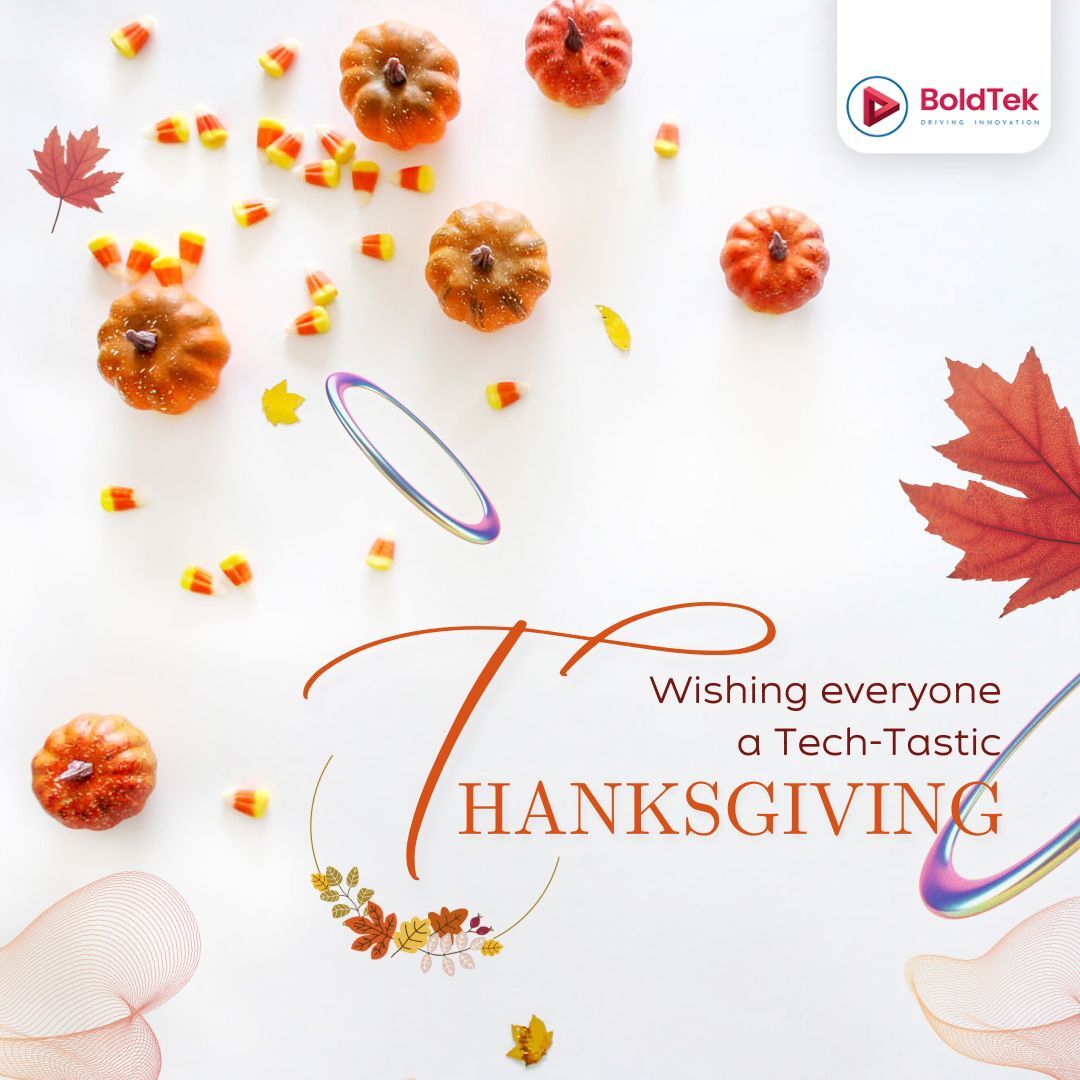 boldtekglobal's tweet photo. "Wishing you a harvest of joy, a table full of blessings, and a heart overflowing with gratitude this Thanksgiving. Happy Thanksgiving! 🍁🦃🥧 
#GratefulHeart #JoyfulHarvest" https://t.co/oFeSVaOXbq