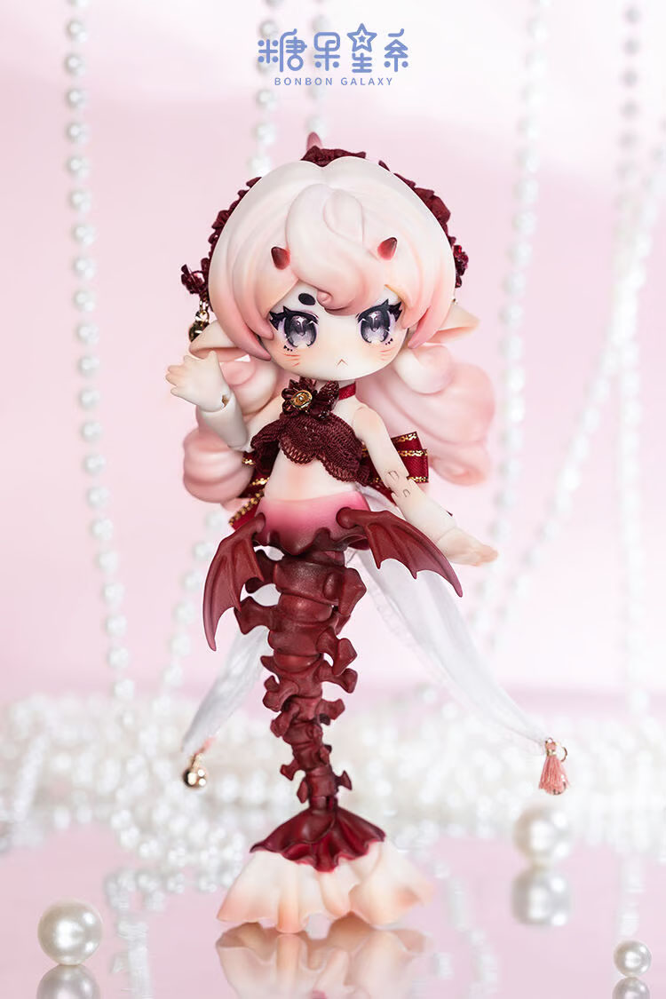 🆕Bonbon Galaxy 1/12スケールBJDドール マーメイド 「ボーン