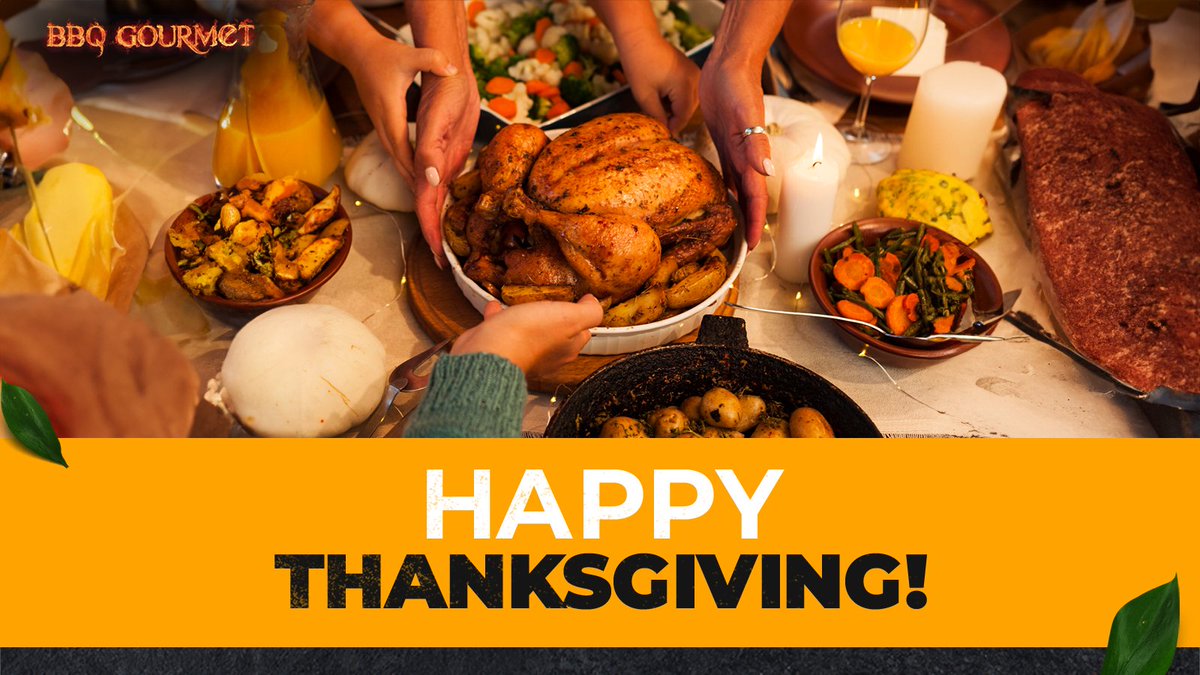 Happy Thanksgiving, everyone! 

Don’t forget to enjoy some delicious, mouthwatering food with your friends and family this holiday season!

#BBQ #Foodies #BBQGrilling #BBQLife #Thanksgiving