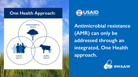 Handwashing, and improved access to safe sanitation & hygiene resources protects against #AntimicrobialResistance by reducing the rate of infectious disease, including among children. #WAAW #WASHTwitter @USAIDWater