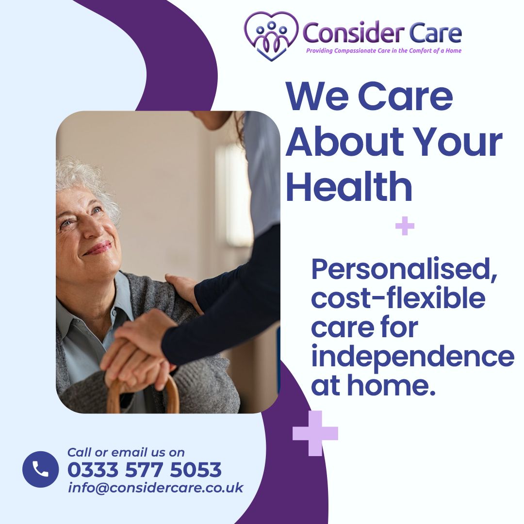 We care about your health.

Call or email us today and get the best care

0333 577 5053
info@considercare.co.uk

#homecare #domicilarycare #considercare #independence #healthyliving #femalecarer #malecarer #domcare #privatecare #homecareassistance #caregiving