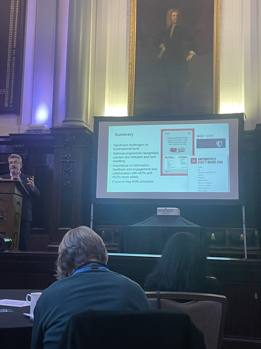 cvallance83's tweet photo. Highlighting the importance of AMS in COVID 19 infections.  Antibiotics DON’T work. @raseaton66 #SAPG15 https://t.co/TpVzEZSWaO