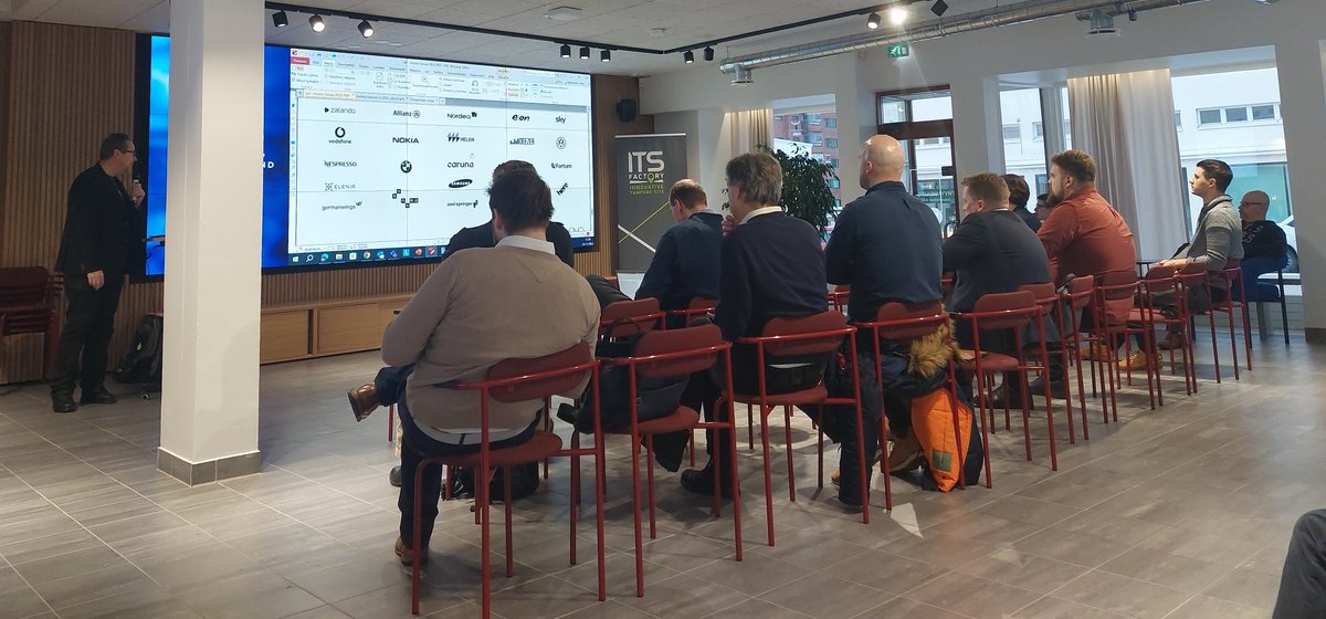 ITS Factory (@itsfactory) on Twitter photo ITS Factoryn kehitysfoorumissa uusien jÀsenten esittely kÀynnissÀ. Uusi jÀsen <a href="/vuonogroup/">Vuono Group</a> #itsfactory #itsfinland ITS Factoryn kehitysfoorumissa uusien jÀsenten esittely kÀynnissÀ. Uusi jÀsen <a href="/vuonogroup/">Vuono Group</a> #itsfactory #itsfinland