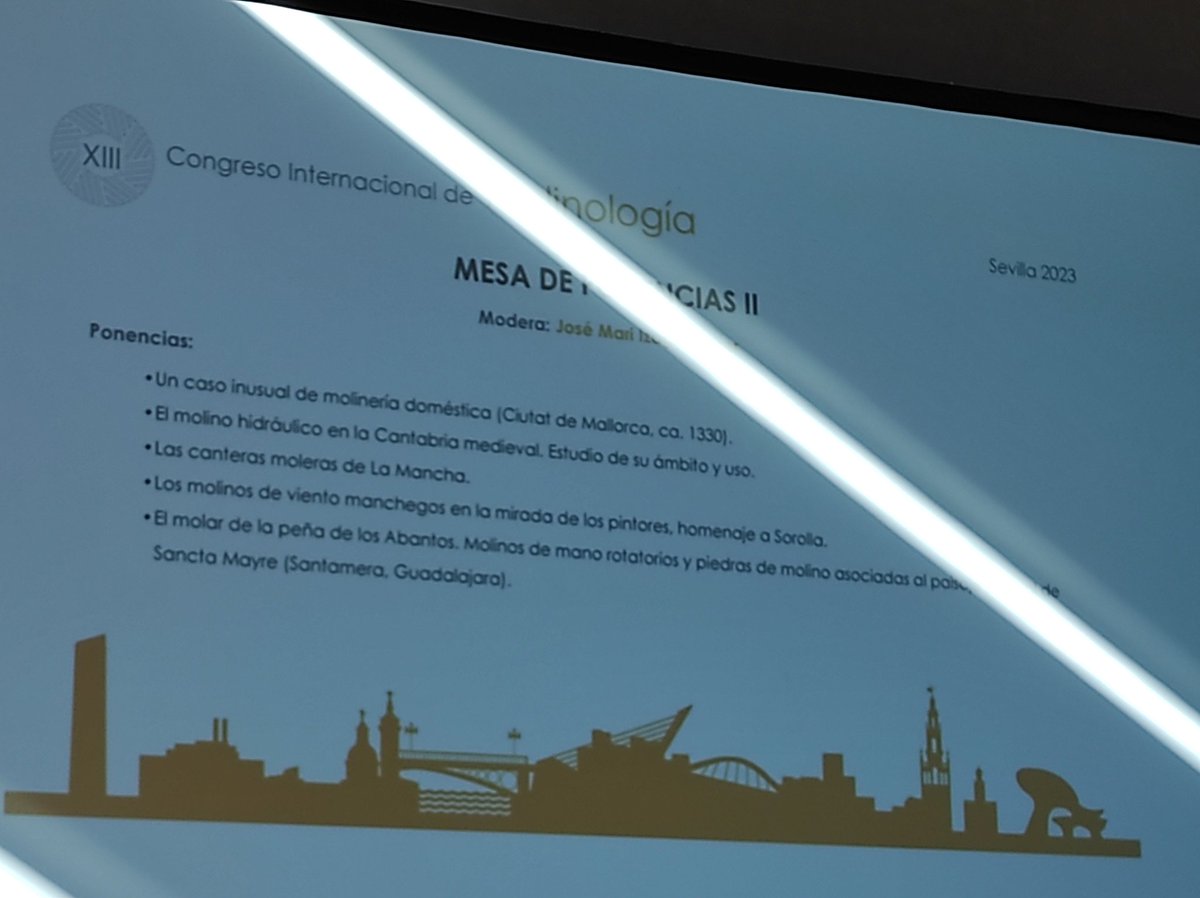 molinosACEM's tweet photo. Continuamos con la Mesa de ponencias II. 
Modera: José Mari Izaga Reiner.
#CIMOSevilla https://t.co/lTwlxajwei