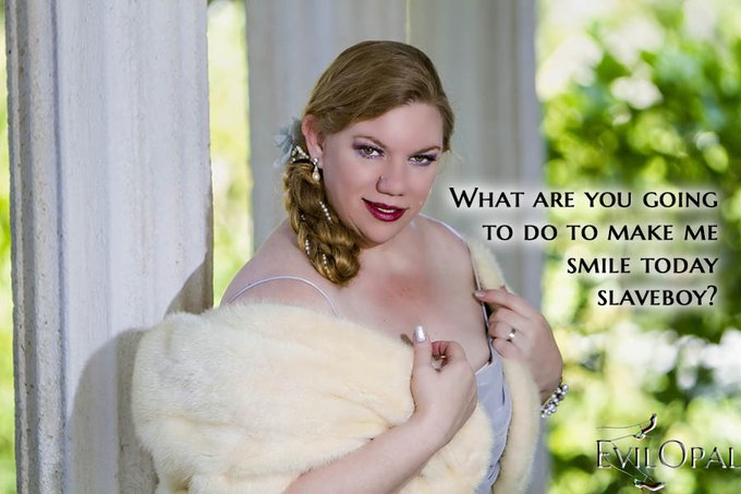 What have you done to make me smile today? https://t.co/xa6MusIgg6<a href="/tag/cuckold"class="tags"><span>#cuckold</span></a><a href="/tag/bbwmistress"class="tags"><span>#bbwmistress</span></a>