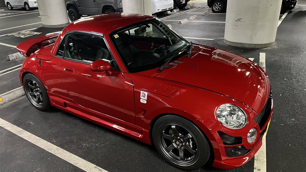 R_BEAT_Kisaragi's tweet photo. コペンにもSSG worksさんのロールバー車両用スモークバイザーを装着😆
取り付けたい位置にケージの接続部あり☹️
すぐ右側にブラケット配置し取り付けましたが特に違和感無く良好です😌
#コペン
#COPEN
#L880K
#SSGworks https://t.co/Lcf3bV8nk1