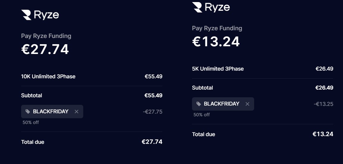 ryzefunds's tweet photo. #RYZE
10k 5k 
50% 
code:
BLACKFRIDAY

https://t.co/BvqmFhQHAI

#forex #propfirm #propfirms #trading #xauusd #go #ryze #ryzefundung #trueforexfunds #forextrading #motivation #goals #financialgoals #financialfreedom #tradingsuccess #tradinglessons https://t.co/3SrKtszQx8