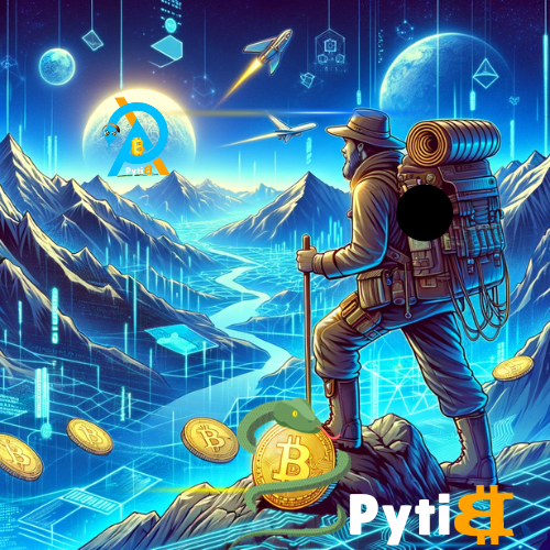 PytBit's tweet image. Join us on a journey through the digital unknown! 🧭 In the world of #Crypto, every byte is a path to new discoveries. We&apos;re equipped and ready to uncover hidden treasures in the vast landscape of blockchain. Who knows what marvels await? #Crypto #PytBit🐍 #DigitalFrontier #BTC