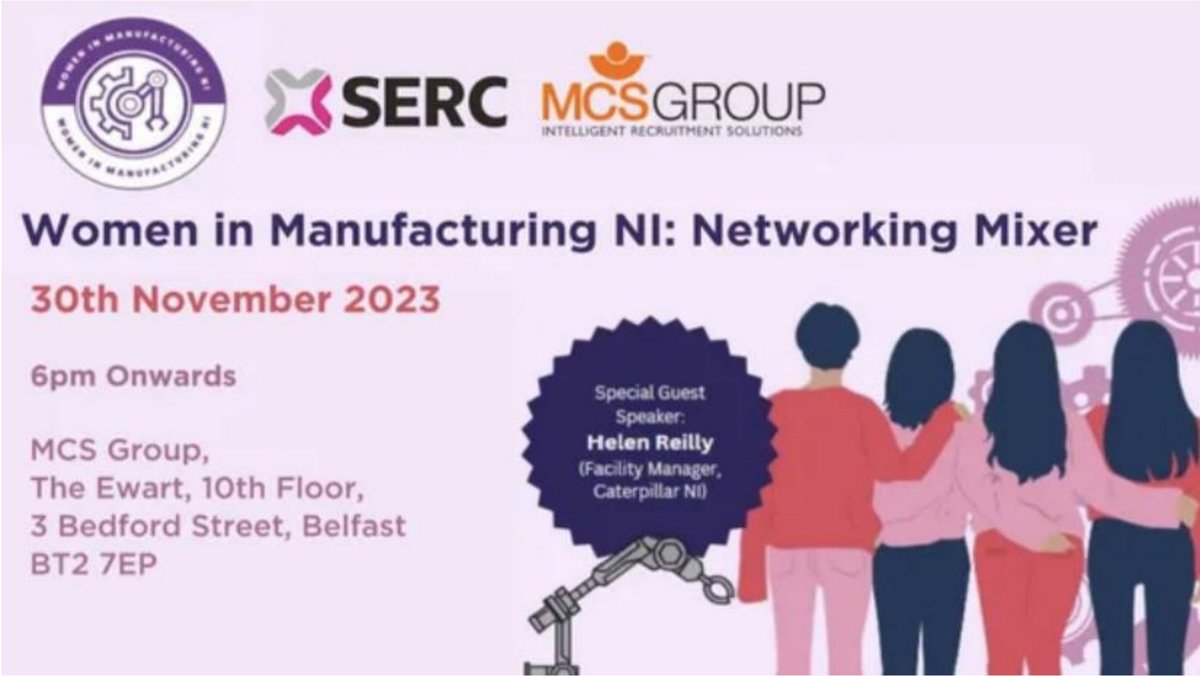 The USSE are delighted to share this FREE event with the Women in Manufacturing NI Forum. Check out the link below for more details and to secure a ticket! It is on the 30th November at 6pm.
meetup.com/mcs-group-meet…