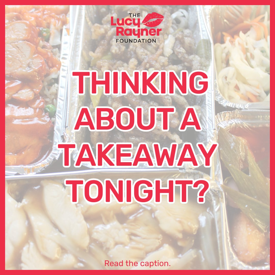 A 2023 study found that the average Brit spends £641 a year on takeaways, which works out to £53.41 every month!🥡

Please consider whether you can #tradeatakeaway and donate monthly via the donate link below❤️

thelucyraynerfoundation.com/make-a-donatio…

#LRF