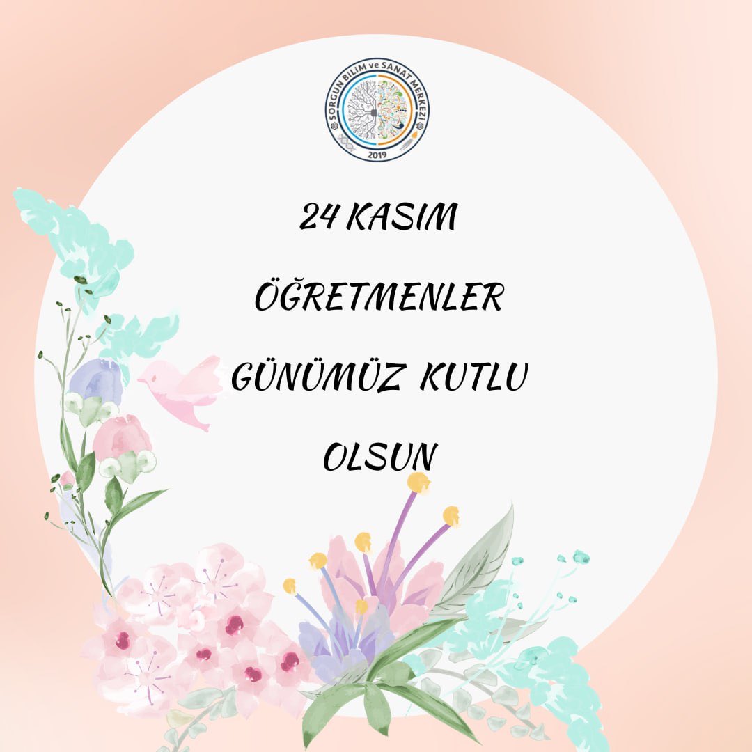 sorgunbilsem's tweet photo. Her daim gönüllere dokunan tüm öğretmenlerimizin öğretmenler günü kutlu olsun 💐 https://t.co/wZj7D30M2c